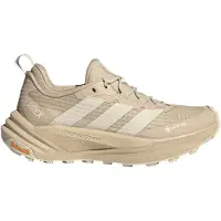 Adidas - Dames wandelschoenen - Terrex Free Hiker 3 Low GTX W Khaki Three voor Dames - Maat 4 UK - Beige