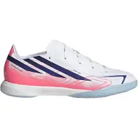 Adidas F50 Hyperfast League Zaalvoetbalschoenen (IN) Kids Wit Paars Roze