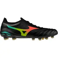 Mizuno Morelia Neo V Beta Elite Gras Voetbalschoenen (FG) Zwart Lava Oranje