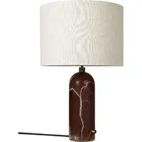 Gubi Gravity L tafellamp Maroon marble-canvas