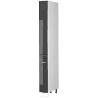 Vicco Apotheekkast Fame-Line, Antraciet Hoogglans/Wit, 20 cm