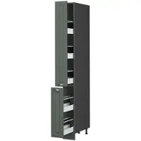 Vicco Apotheekkast Fame-Line Groen-Goud Landhuis/Antraciet 20 cm, Model 61653