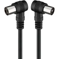 Pro 11525 coax-kabel IEC 1,5 m Zwart