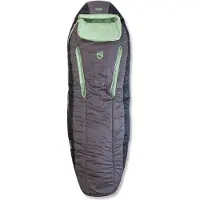 Nemo - Trekking slaapzakken - Forte Womens 35 Plum Gray/Celadon Green voor Unisex - Maat Regular - Grijs