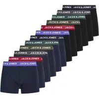 Jack & Jones Boxershorts 'JACKYLE' marine / lila / rood / zwart