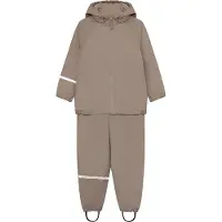 CeLaVi Regenkleding M/u Gespen - Fleece - PU - Schimmels - - 80 - Regenkleding