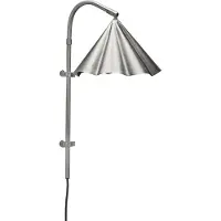 House Doctor Flola wandlamp 51 cm Geborsteld zilverkleurig