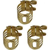 Kepptory 3X Ishimori Altsaxofoon Bakeliet Mondstuk Klem Rietclip Accessoires voor Muziekinstrumenten