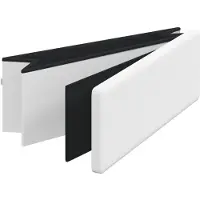 vidaXL Opbergbank inklapbaar PVC wit