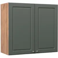 Vicco Hangkast Fame-Line, Groen-Goud Landhuis/Goudkleurig Eiken, 80 cm