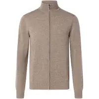 JOOP! Gebreid vest 'Davis' beige gemêleerd