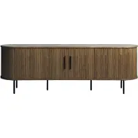 Nest of Nora Tv-meubel Nova - 180 cm breed - Met schuifdeuren - Eikenfineer - Bruin