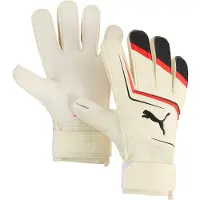 Puma Keepershandschoenen King Play RC The Arrival - Amangaan met suiker/Zwart/Ultra Red Kids
