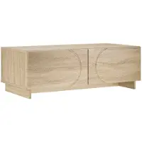 vidaXL Salontafel Sonoma Eiken 102 x 50,5 x 35 cm Bewerkt hout