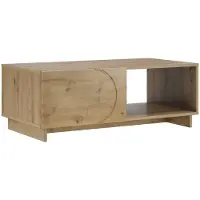 vidaXL Salontafel Artisan-Eik, 95 x 50,5 x 35 cm, houtvezel