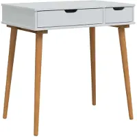 vidaXL Schminktafel FAUSKE, wit, 76 x 50 x 78 cm
