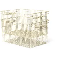 Ferm Living Opbergmand Cala Stackable Baskets Cashmere (Set van 2)
