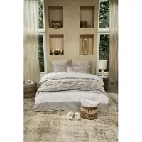 Rivièra Maison Dekbedovertrek Tailor Sand Katoen-140 x 200 / 220 cm | 1-Persoons