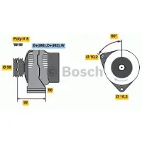 Bosch 0 986 039 350 Dynamo / Alternator