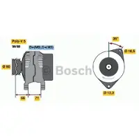 Bosch 0 986 040 651 Dynamo / Alternator