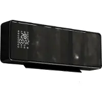 HOMCOM -Wandverwarming-ABS-54x18,7x12,3cm-Zwart