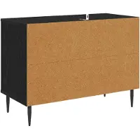 vidaXL TV-kast ZAANDAM, 69 x 33 x 50,5 cm, zwart, eikenlook