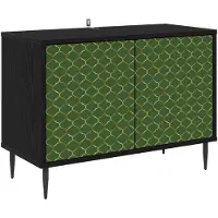 vidaXL TV-kast GELEEN, 69 x 33 x 50,5 cm, zwart, eikenlook