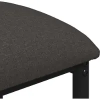 vidaXL Barkruk Donkergrijs 40 x 32 x 64 cm Bewerkt hout