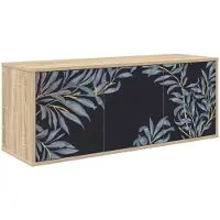vidaXL Wand gemonteerd TV Kast DOKKUM 102 x 33 x 40 cm Sonoma Eiken