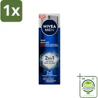 Nivea 1 x MEN - Anti-Age 2in1 Power - Hydraterende Crème Gezicht SPF 30 - 50 ml - Anti-ouderdom - Hydratatie - SPF 30 - Rimpels - Pigmentvlekken