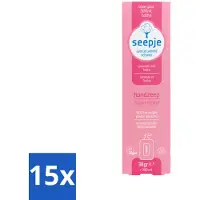 Seepje 15 x - Handzeep - Rijke Geur en Hydratatie - Lavendel met Tonka - Navulverpakking - 38 g - Handzeep - Navulverpakking - Lavendel - Tonka - Natuurlijke Handzeep