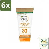 Garnier - Ambre Solaire - Zonnebrandmelk - SPF 30 - Reisformaat - Gezicht & Lichaam - 50 ml - Voordeelverpakking - 6 stuks - Spf 30 - Reisformaat