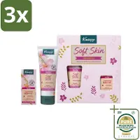 Kneipp 3 x - Soft Skin Favourites Geschenkset - Amandelbloesem - Grootverpakking - Soft Skin Amandelbloesem - Huidverzorging Geschenkset - Douchegel - Huidolie - Amandelolie
