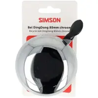 Simson bel Ding Dong Large chroom 80mm