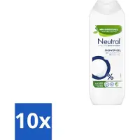 Neutral 10 x – Douchegel – Parfumvrij – 250 ml - Voordeelverpakking - 10 stuks