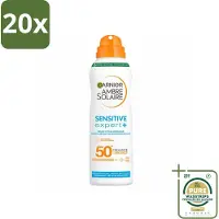 Garnier 20 x - Ambre Solaire - Mist Spray - Sensitive Expert+ - SPF 50+ - 150 ml - Grootverpakking - Zonnescherm Mist Spray - Gevoelige Huid - SPF 50+ - Ceramide Protect - Karitéboter