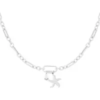 Yehwang Starfish Dinner - Ketting - Stainless Steel - - Zilver
