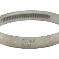 Recmar W5 38317 Stainless Steel Clamp 25 Units Zilver 60-80 mm
