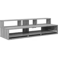 vidaXL studiobureau Grijs Sonoma 152 x 42,5 x 36 cm Bewerkt hout
