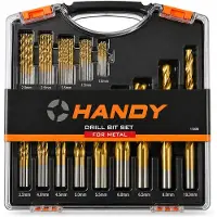 Handy 120-delige HSS Metaalborenset 1-10 mm – Metaalboren Set – Boorset Metaal – HSS Boren voor Staal, Aluminium & Koper – Boor Set in Koffer