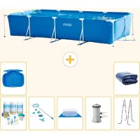 Intex Rechthoekig zwembad - 450x220x84 cm - Bestaande uit 8 delen - Model S20080