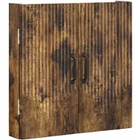 vidaXL Dartbord Kabinet HOORN Gerookt eiken 52,5 x 10,5 x 53,5 cm