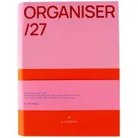 A-Journal Agenda Spiraal - Organiser 2027 - Roze Rood