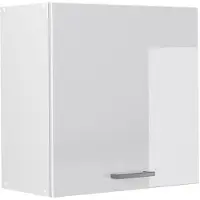 Vicco Hangkast R-Line, Wit Hoogglans, 60 cm met 1 deur