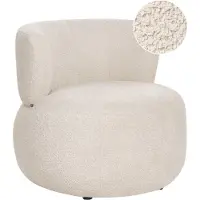 Beliani VOLDA - Fauteuil - Lichtbeige - Chenille