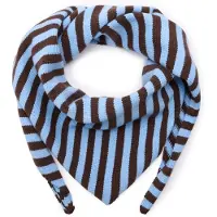 Manfield Multicolor gestreept triangel sjaaltje | Maat Onesize