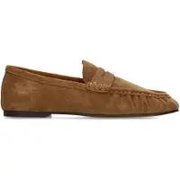 Manfield Cognac suède loafers | Maat 42