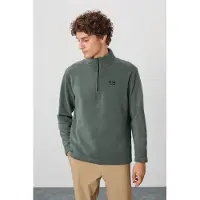 Tommy Life Heren Pluche Half-Zip Sweatshirt