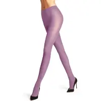 Falke Pure Matt eenkleurig materiaal ondoorzichtig 50 DEN panty dames roze - maat M-L
