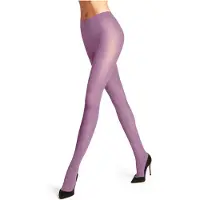 Falke Pure Matt eenkleurig materiaal ondoorzichtig 50 DEN panty dames roze - maat L